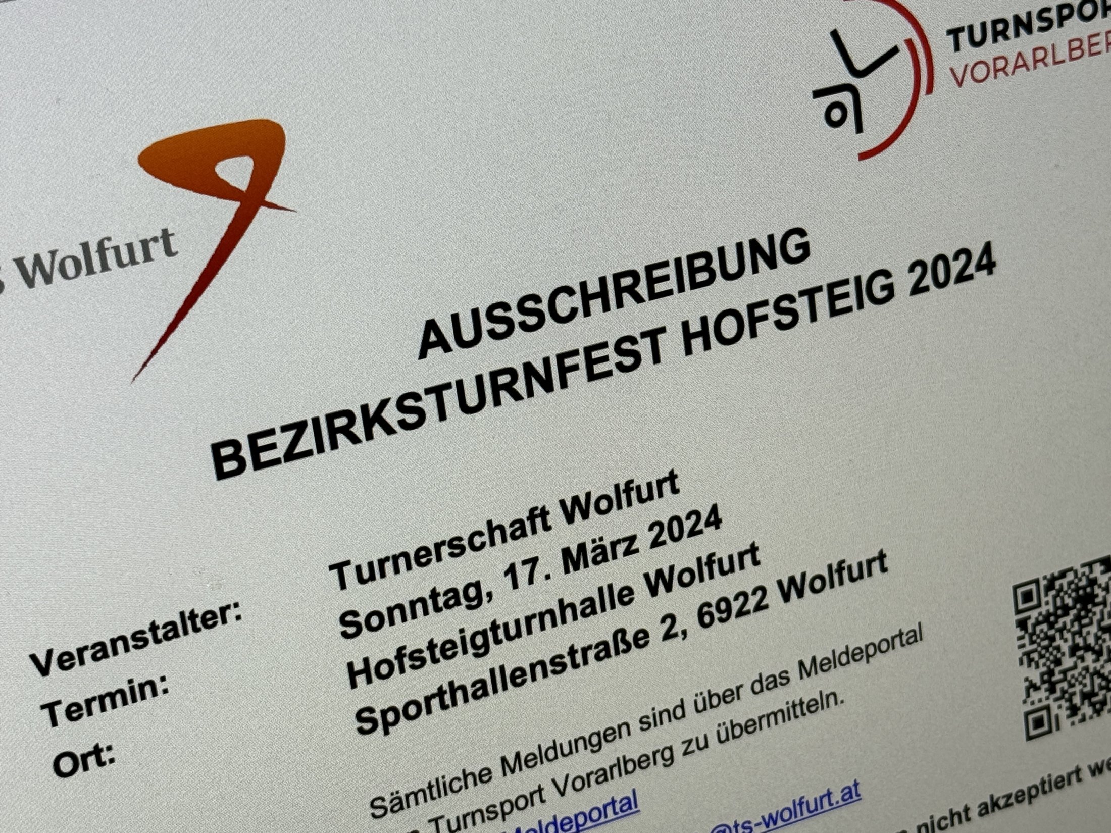 Ausschreibung zum Bezirksturnfest Hofsteig ist online