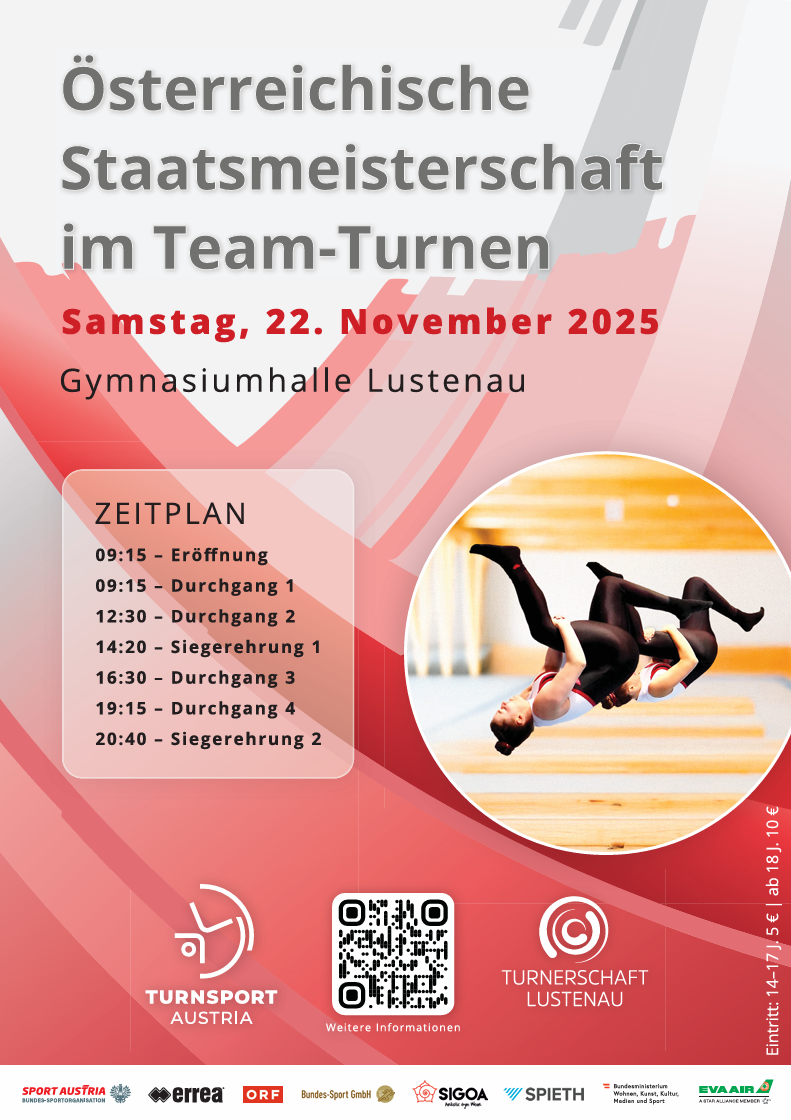 Österreichische Staatsmeisterschaft im Team-Turnen 2025 in Lustenau