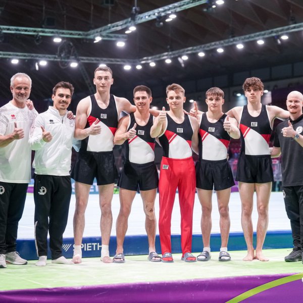 3 Vorarlberger Turner bei der Europameisterschaft 2024