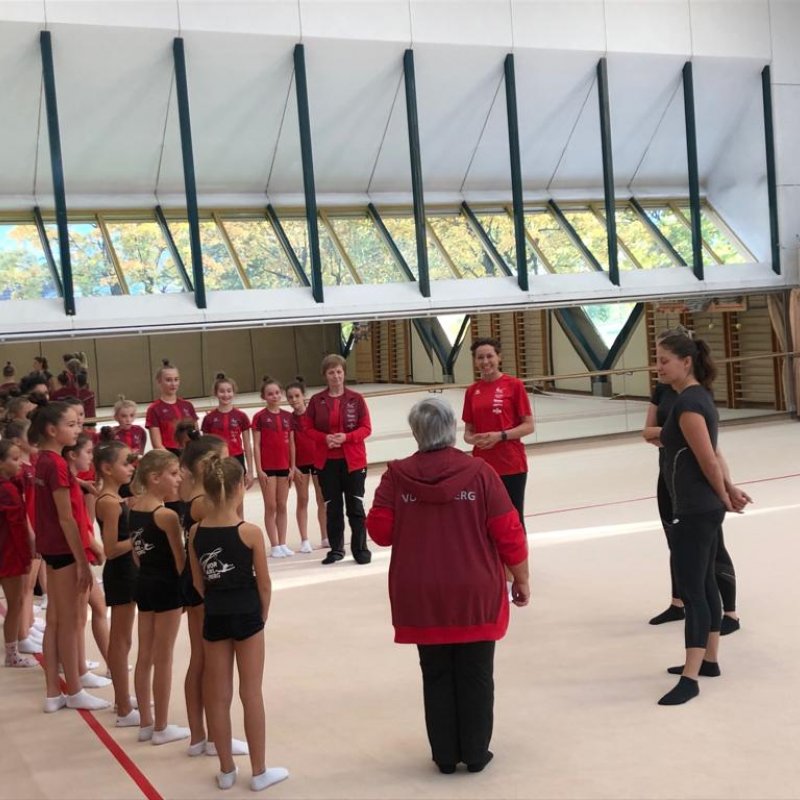 Prominenter Trainingsgast 