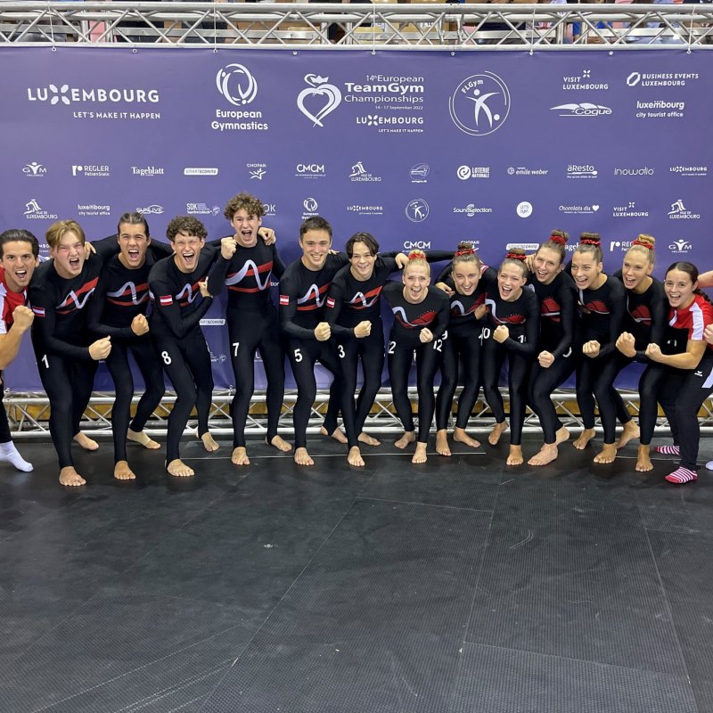 Noch nie besser: Österreichs Team-Turner*innen bei der EM auf Platz 5
