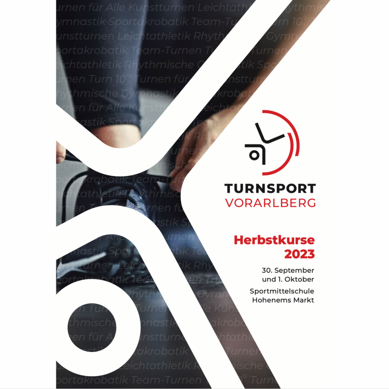 Herbstkurse 2023 mit aktualisiertem Programm