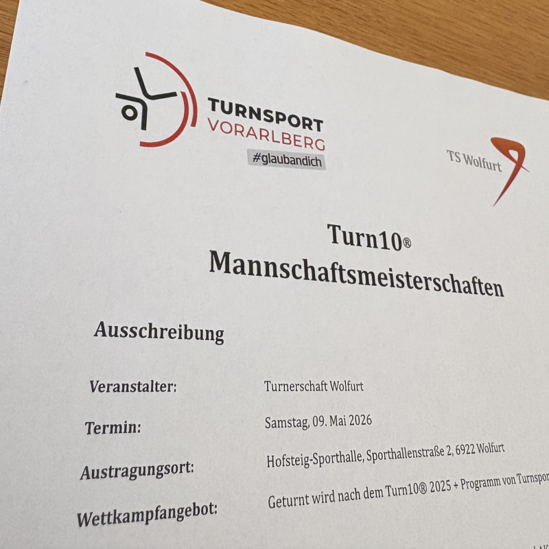 Turn10 Mannschaftsmeisterschaften 2026: Ausschreibung